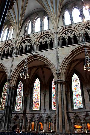 Lincoln Cathedral - The Clerestory and Triforium
